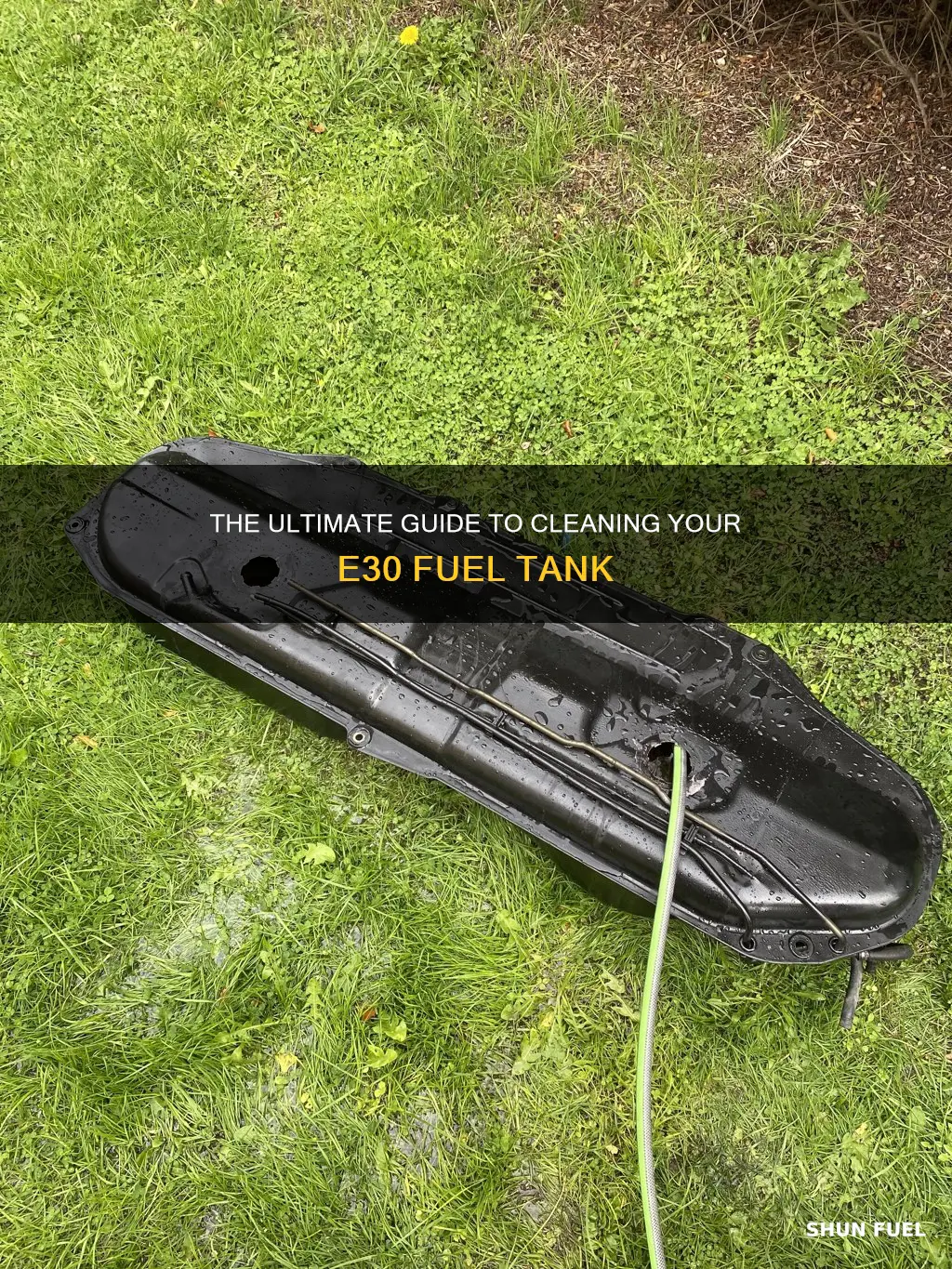 how to clean e30 fuel tank