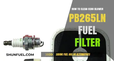 Cleaning Echo Blower PB-265LN Fuel Filter: Step-by-Step Guide