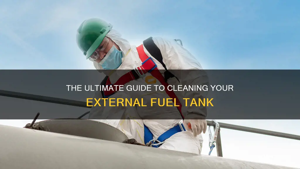 how to clean external fuel tank