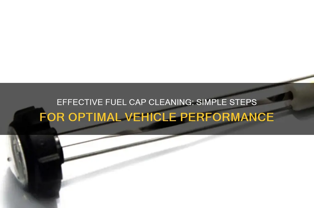 how to clean fuel cap