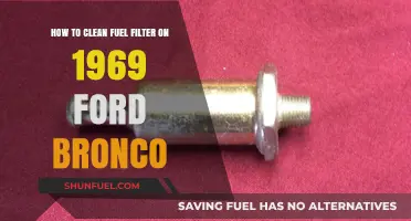 Cleaning the Fuel Filter on Your Classic 1969 Ford Bronco