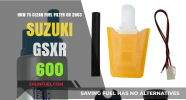 Cleaning Your 2003 Suzuki GSXR 600 Fuel Filter: Step-by-Step Guide