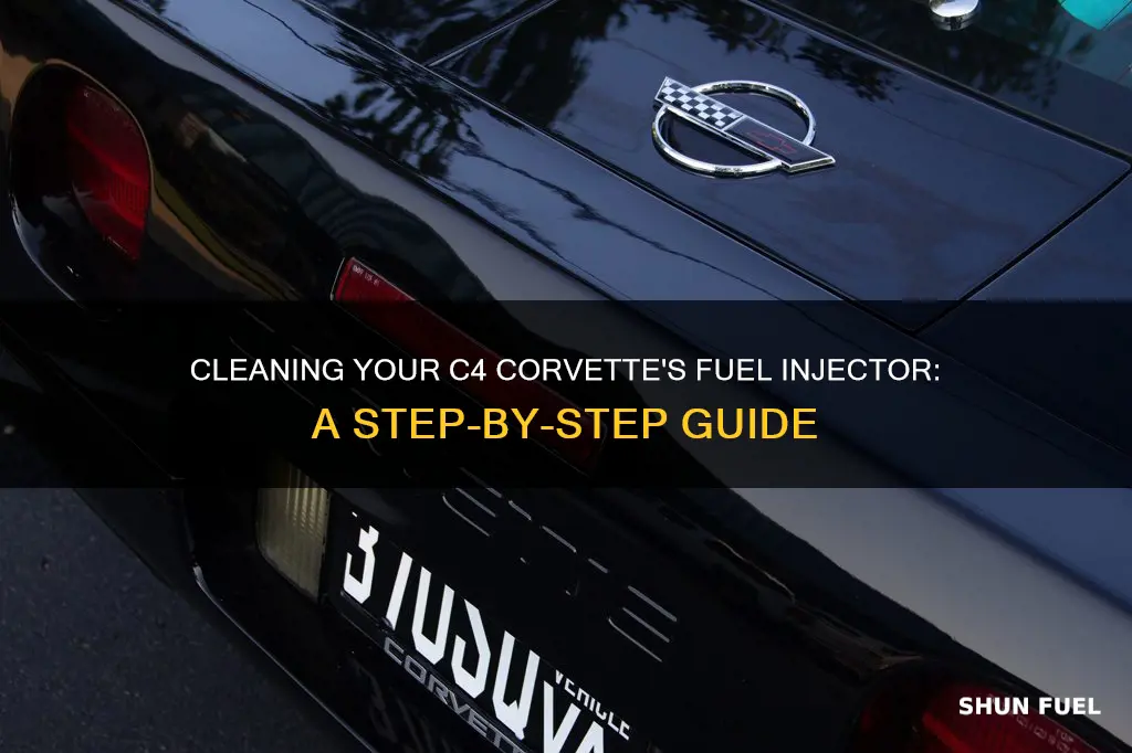 how to clean fuel injector c4 corvette