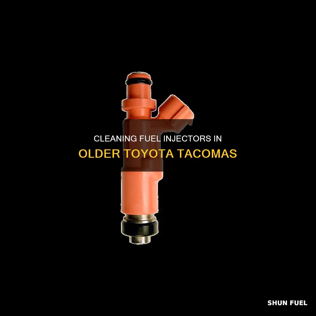 how to clean fuel injector on 2001 toyota tacoma