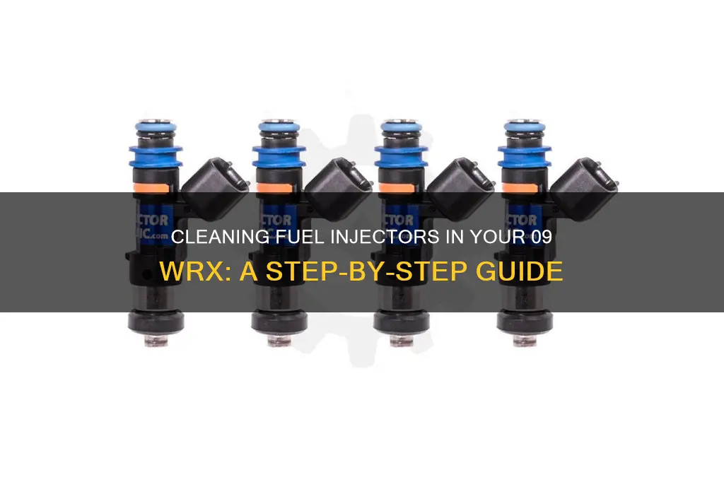 how to clean fuel injectors 09 wrx