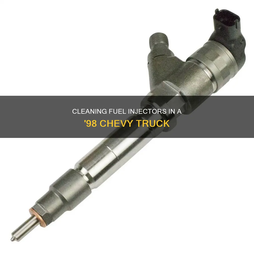 how to clean fuel injectors 1998 chevrolet w t truck