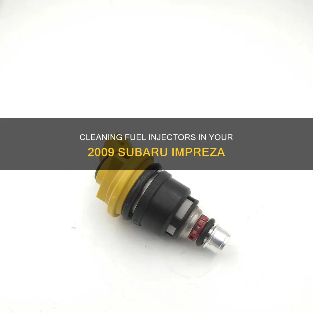 how to clean fuel injectors 2009 subaru impreza