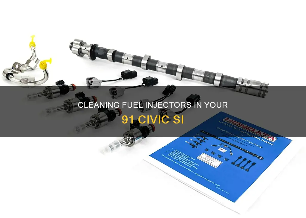 how to clean fuel injectors 91 civic si
