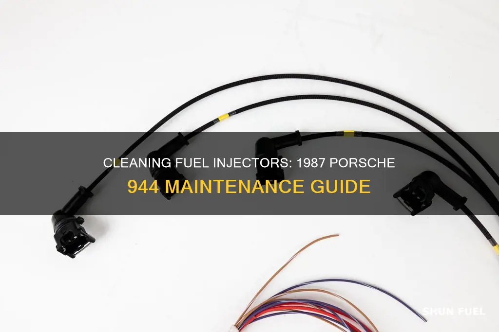 how to clean fuel injectors for a 1987 porsche 944