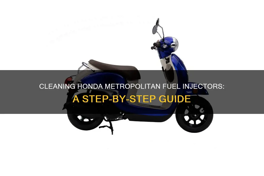 how to clean fuel injectors honda metropolitan