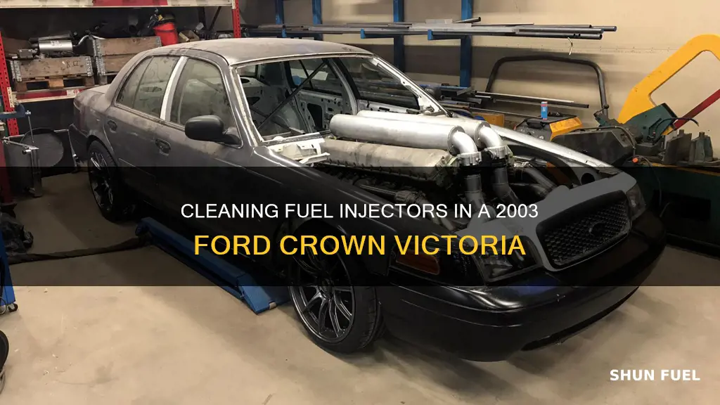 how to clean fuel injectors in 2003 ford crown victoria