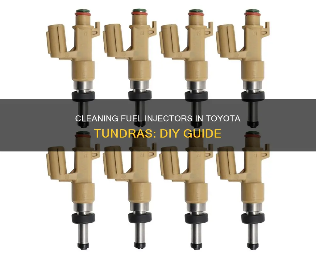 how to clean fuel injectors in a toyota tundra