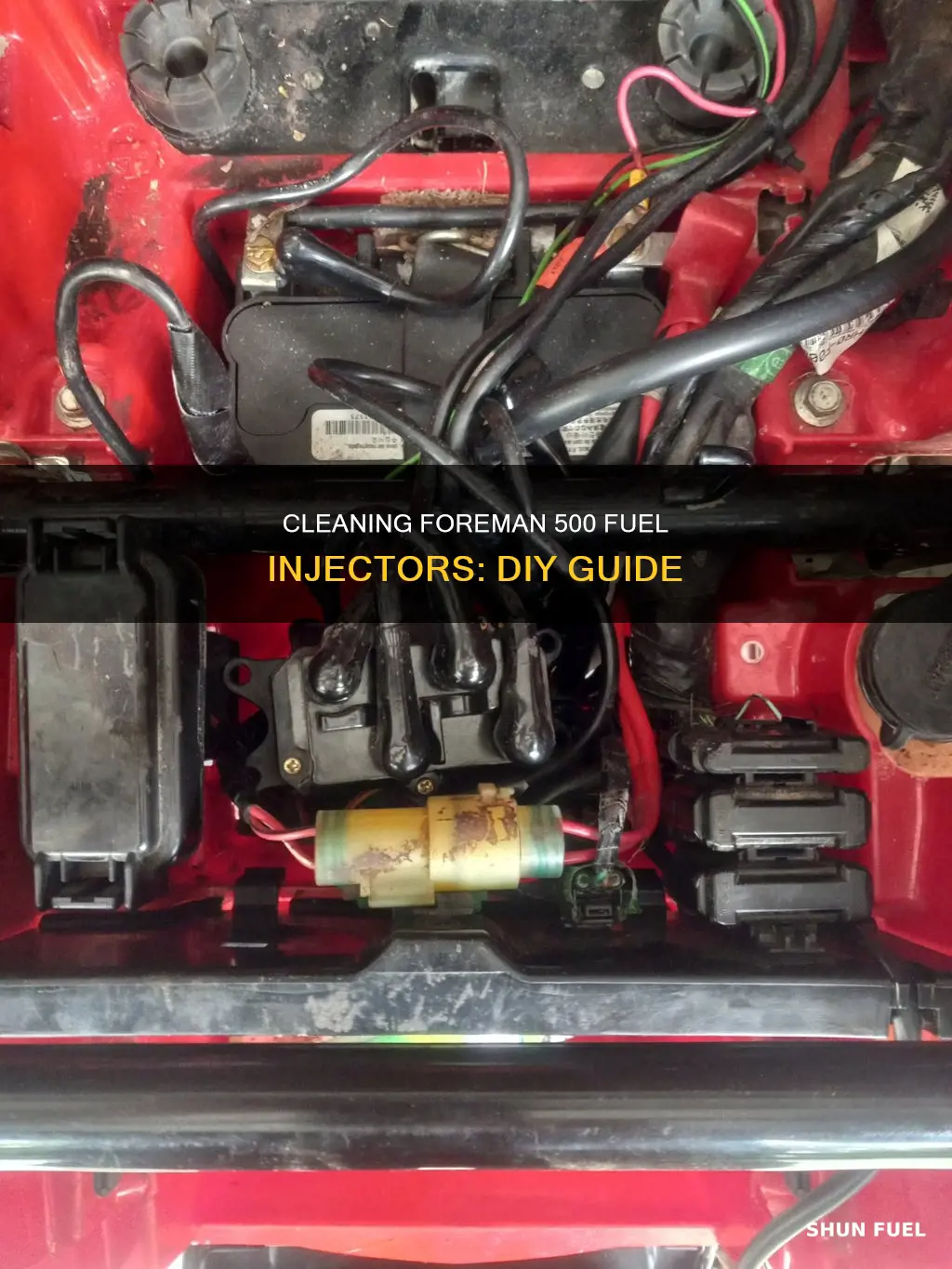 how to clean fuel injectors on a honda foreman 500