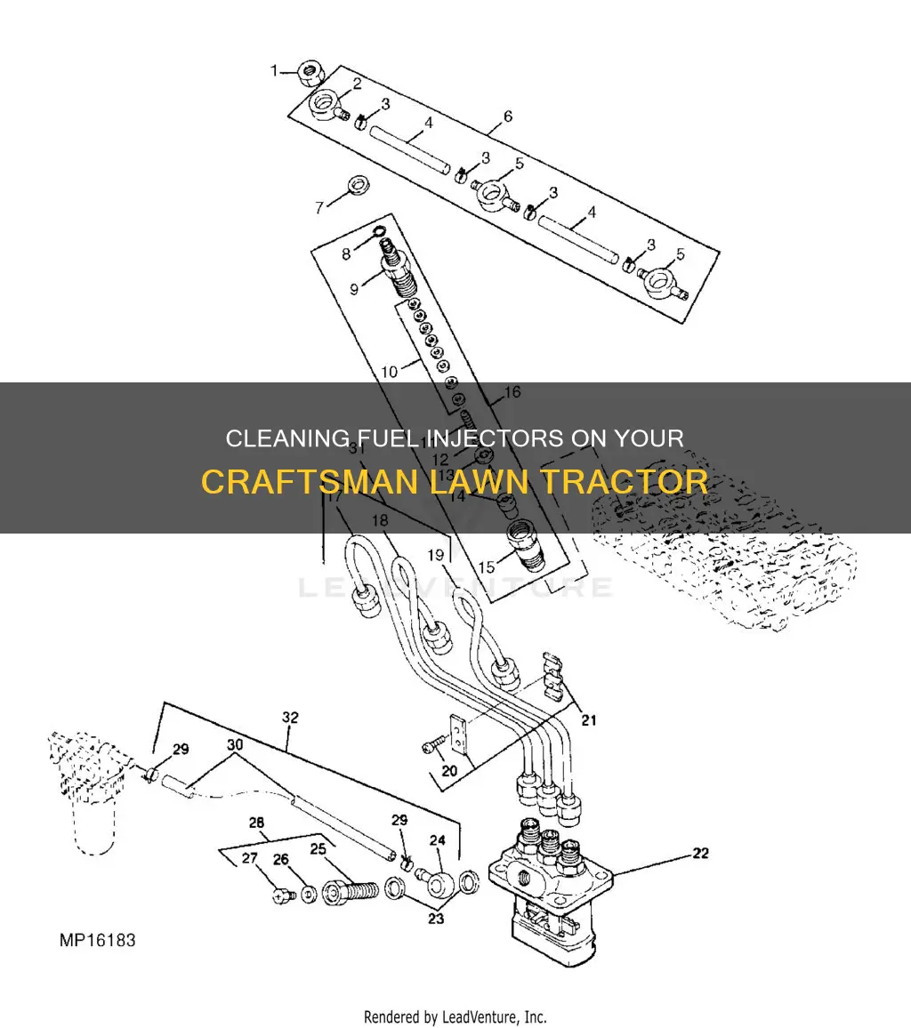 how to clean fuel injectors on craftsman lawn tractor