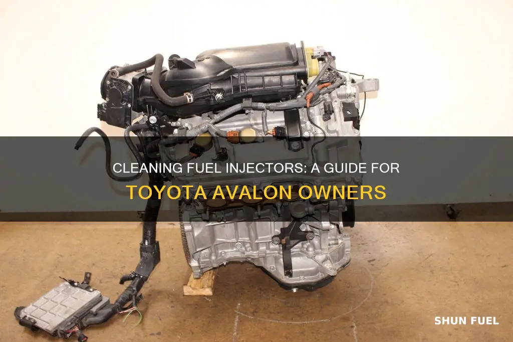 how to clean fuel injectors on toyota avalon