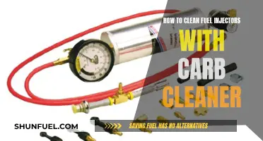 Cleaning Fuel Injectors: Carb Cleaner Method