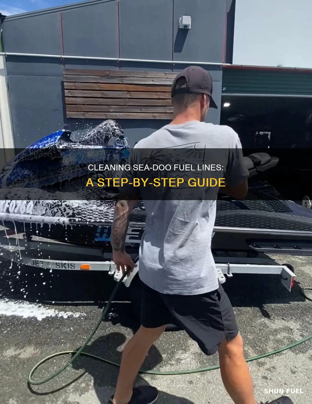 how to clean fuel line in sea doo