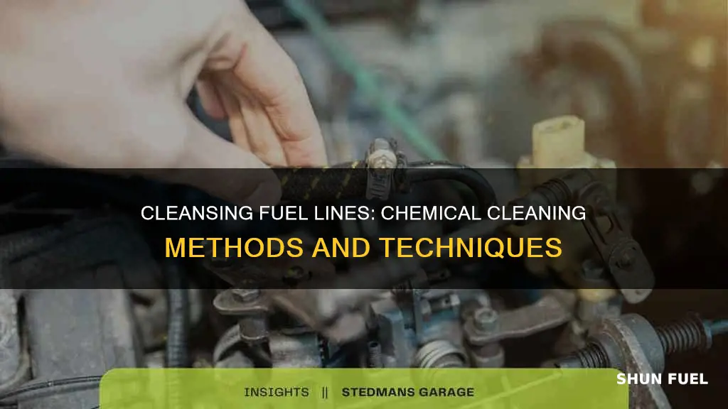 how to clean fuel lines with chemicals