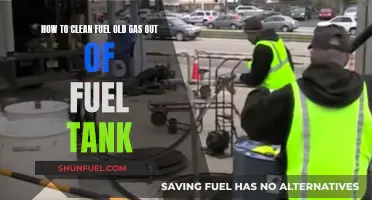 Cleaning Old Gas Out of Your Fuel Tank