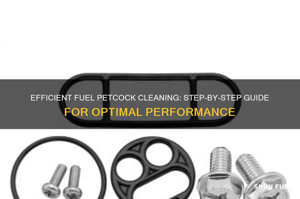 how to clean fuel petcock