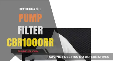 Cleaning Your CBR1000RR: Fuel Pump Filter Maintenance