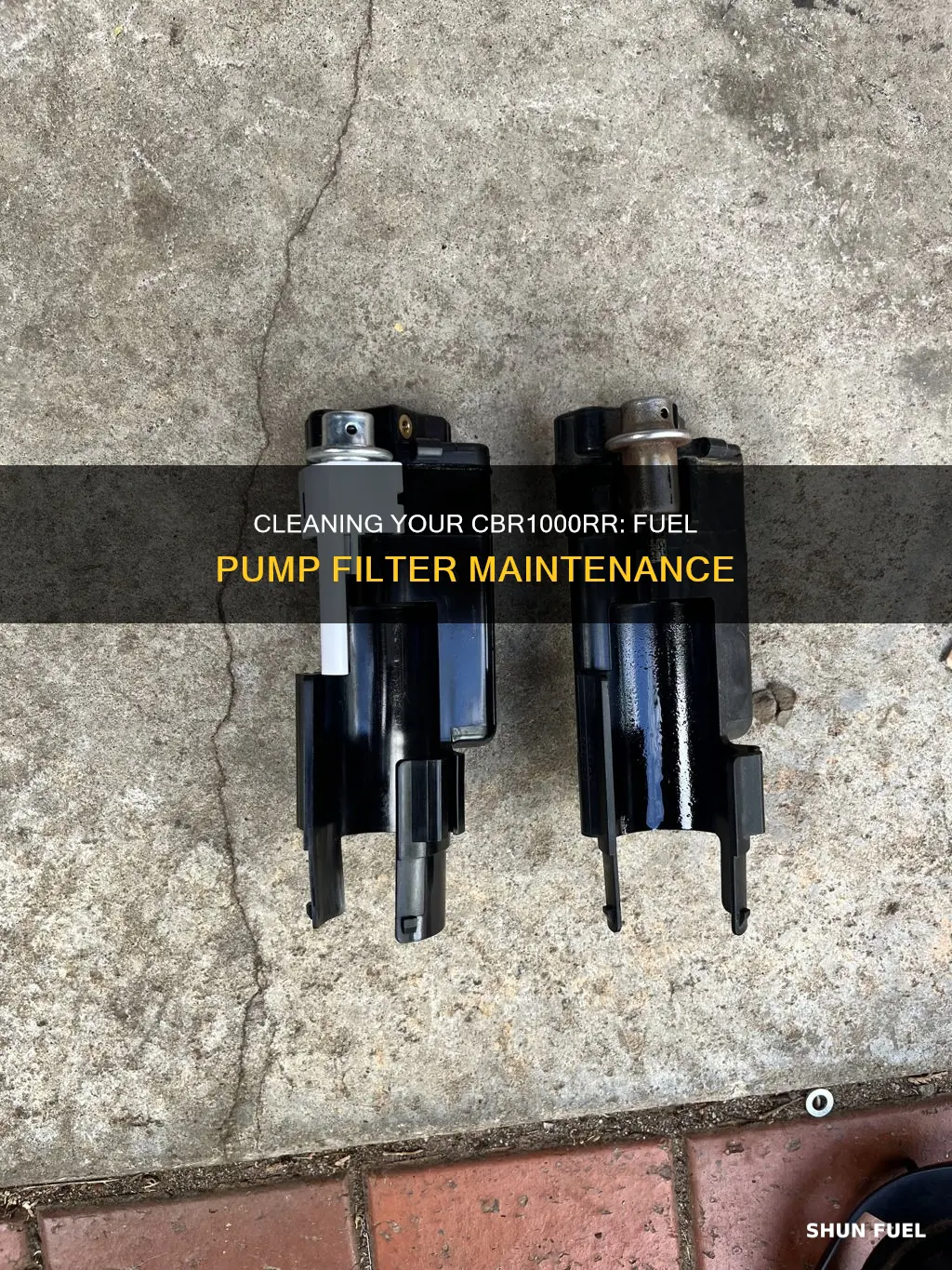 how to clean fuel pump filter cbr1000rr