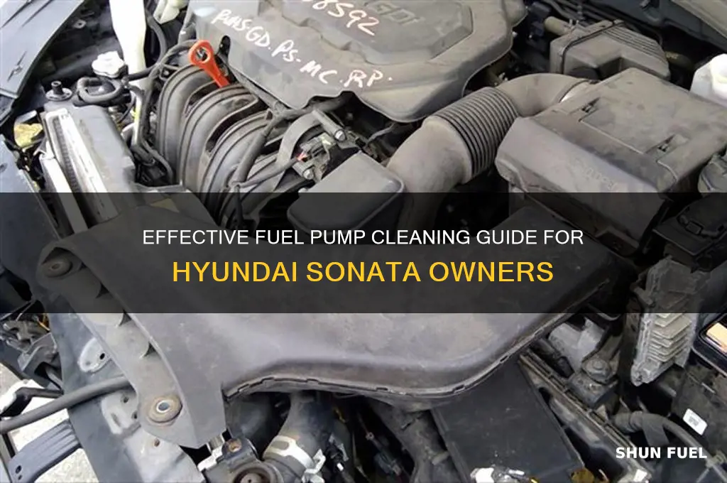 how to clean fuel pump in hyundai sonata