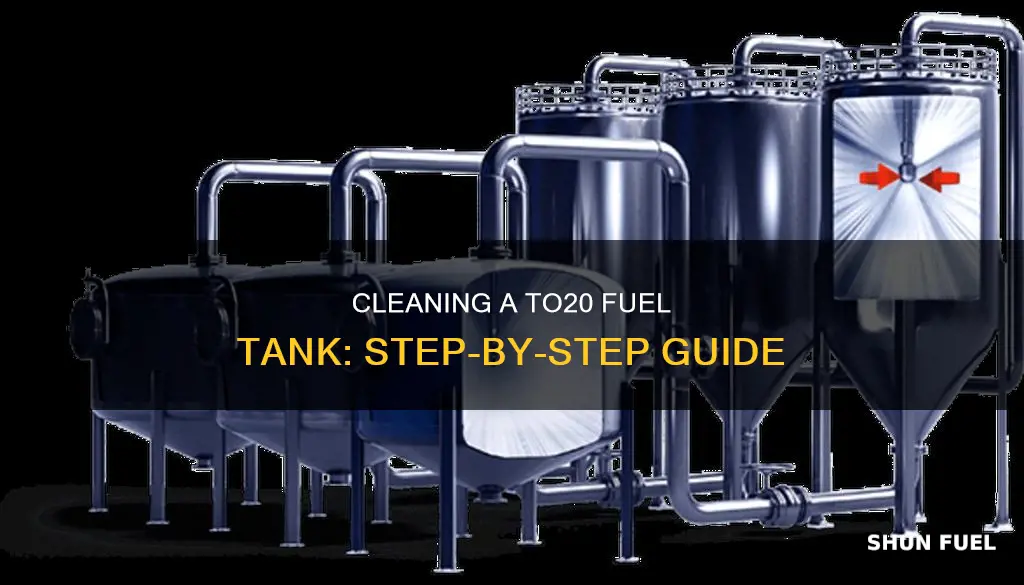how to clean fuel tank on a to20