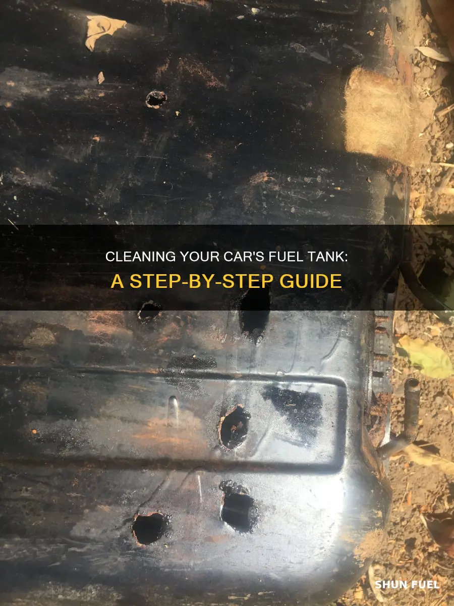 how to clean fuel tank on car
