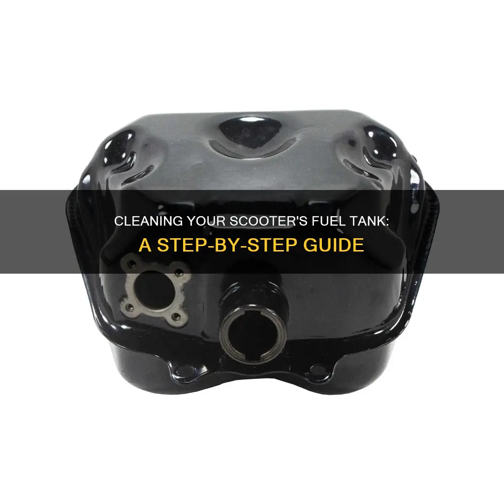 how to clean fuel tank scooter