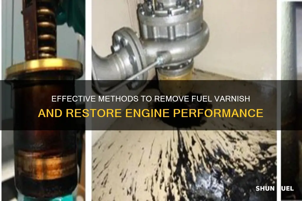 how to clean fuel varnish