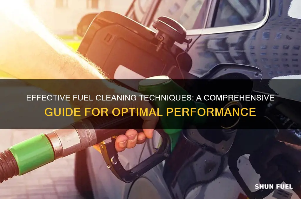 how to clean fuel