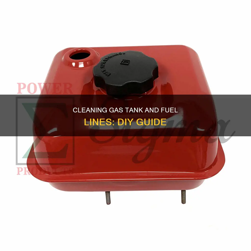 how to clean gas tank and fuel lines