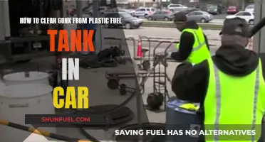 Cleaning Gunk from Your Car's Plastic Fuel Tank