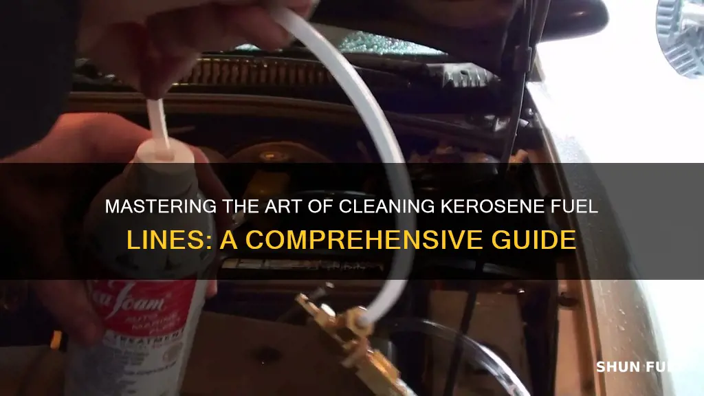 how to clean kerosine fuel line