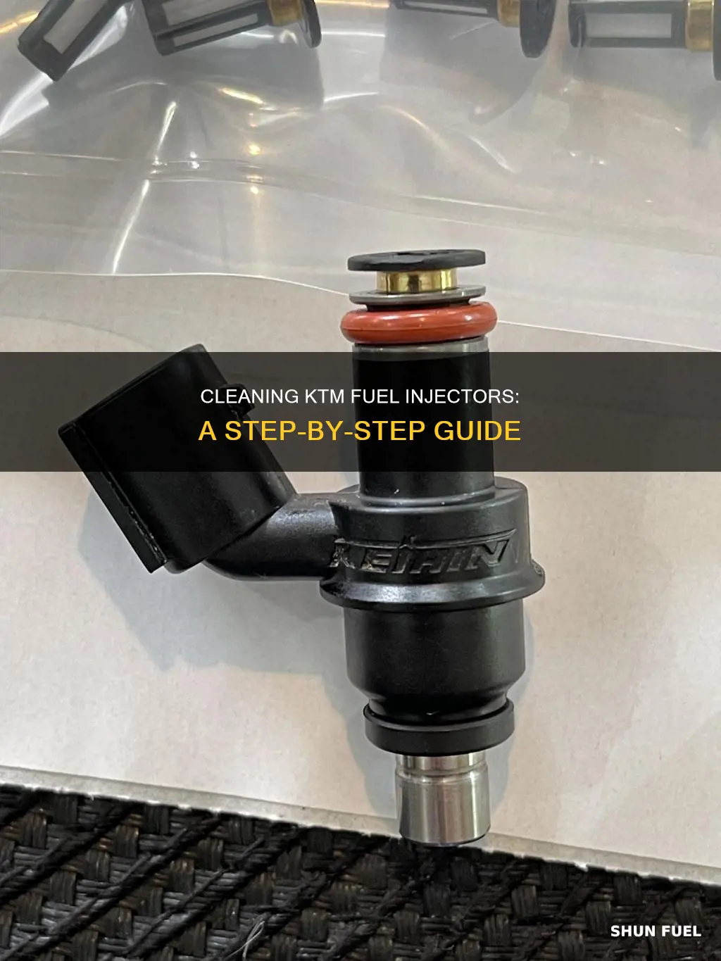 how to clean ktm fuel injector