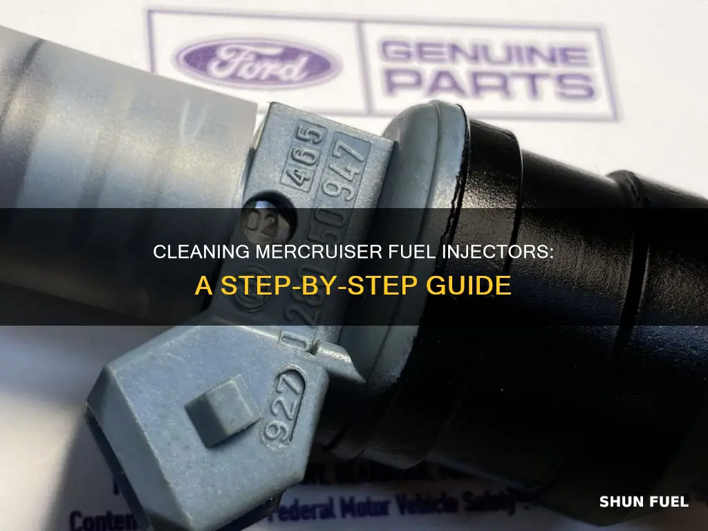 how to clean mercruiser fuel injectors