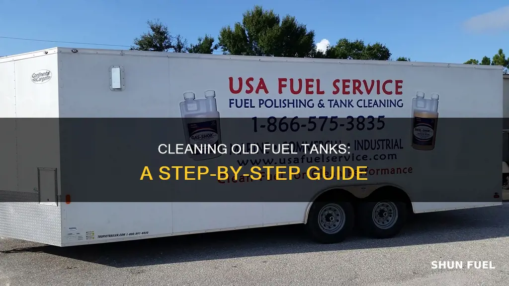 how to clean old fuel tank