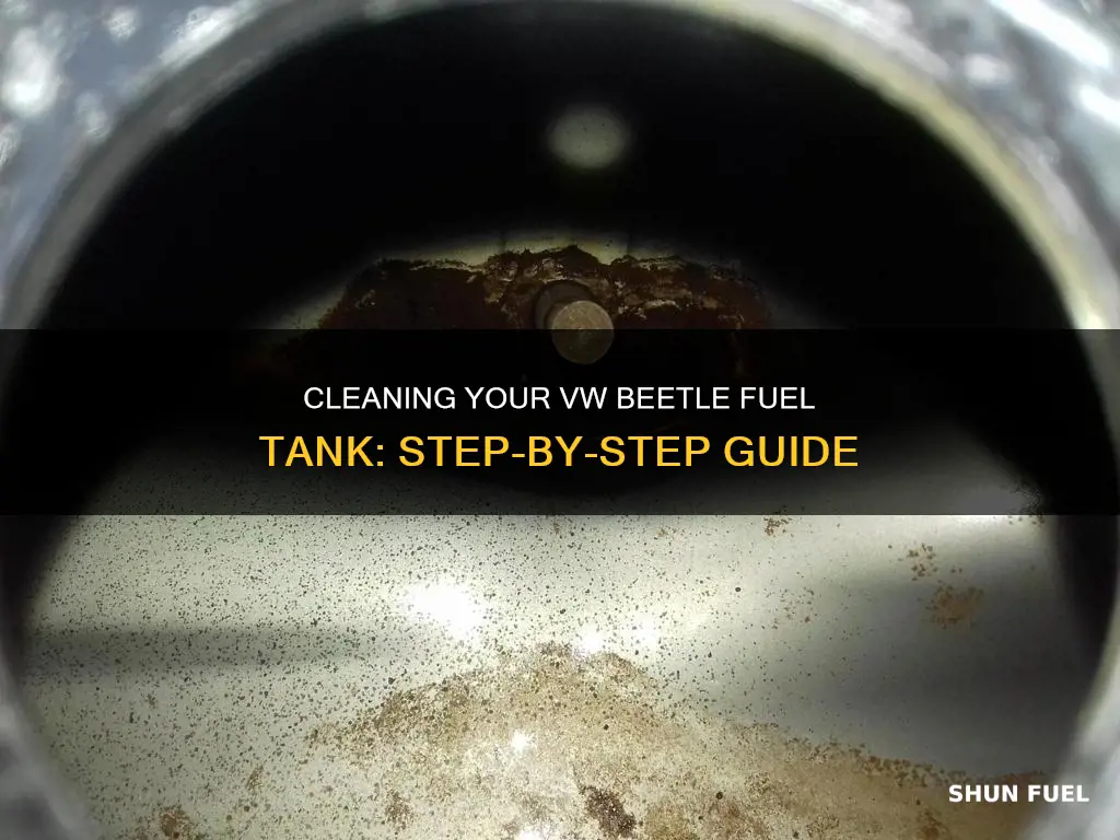 how to clean out a vw beetle fuel tank