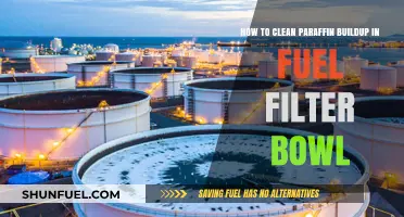 Clean Paraffin Buildup: Fuel Filter Bowl Maintenance