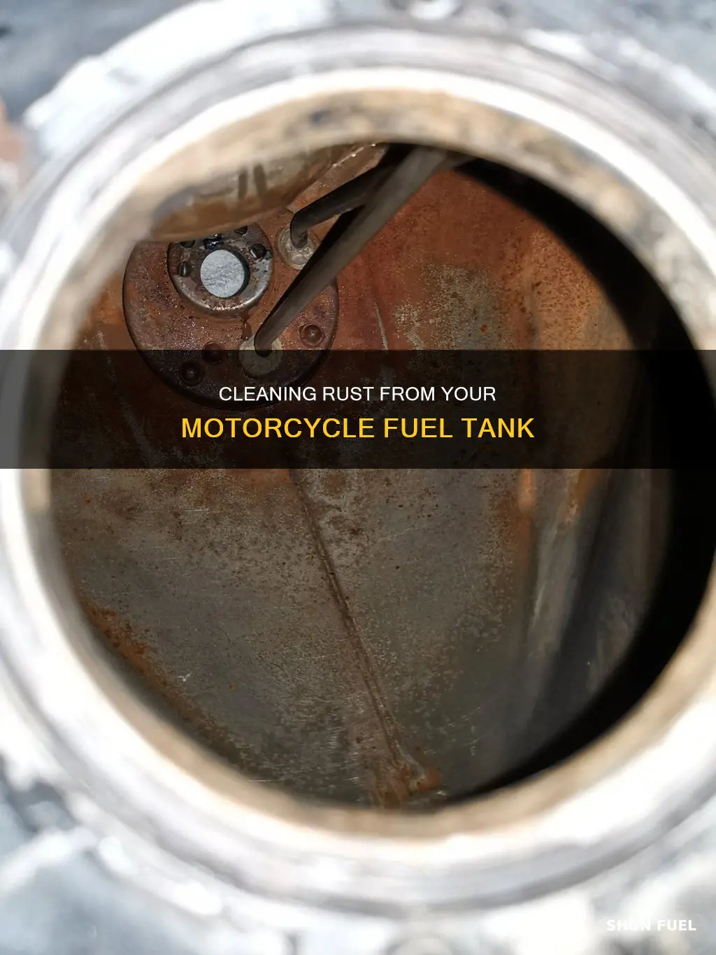 how to clean rust out of motorcycle fuel tank