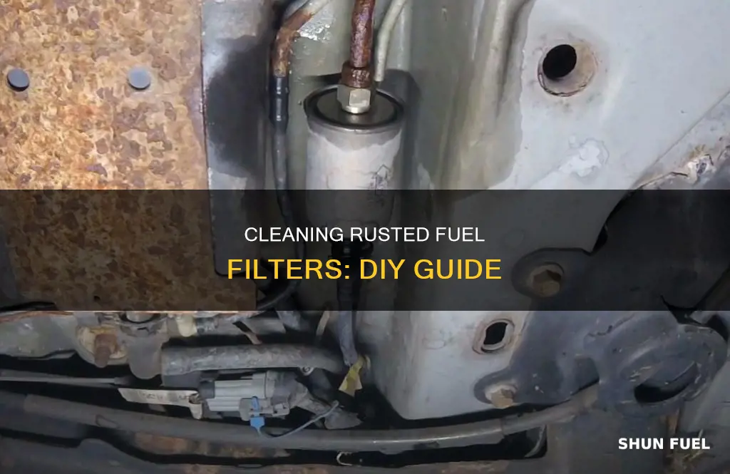 how to clean rusted fuel filter