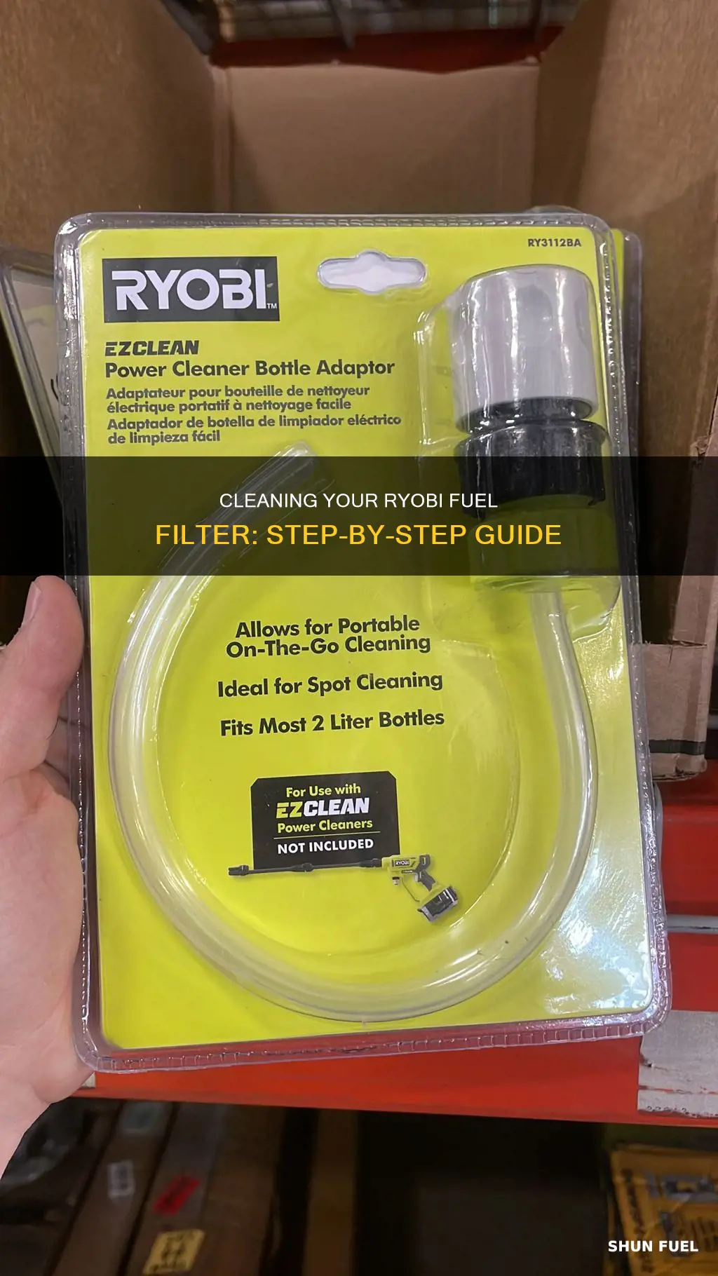 how to clean ryobi fuel filter