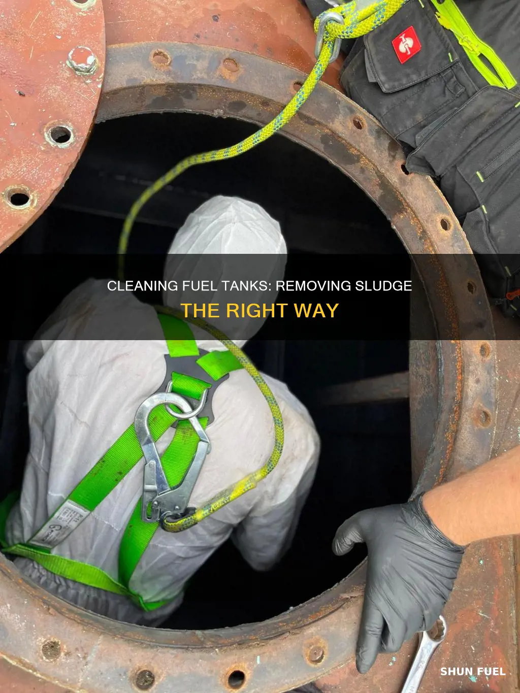 how to clean sludge from a fuel tank