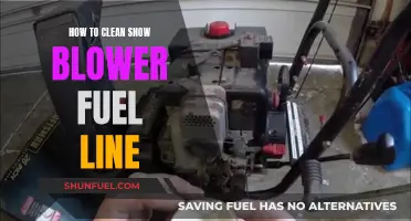 Snow Blower Fuel Line Cleaning: A Step-by-Step Guide