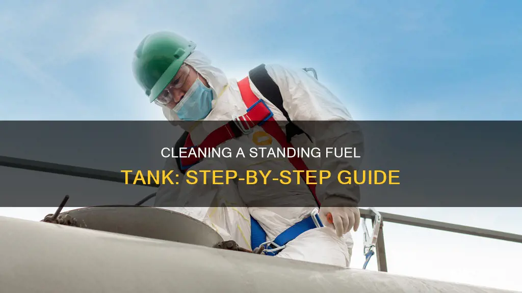 how to clean standing fuel tank