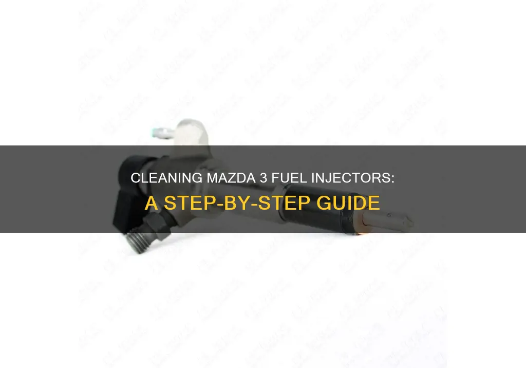 how to clean the fuel injector on a mazda 3