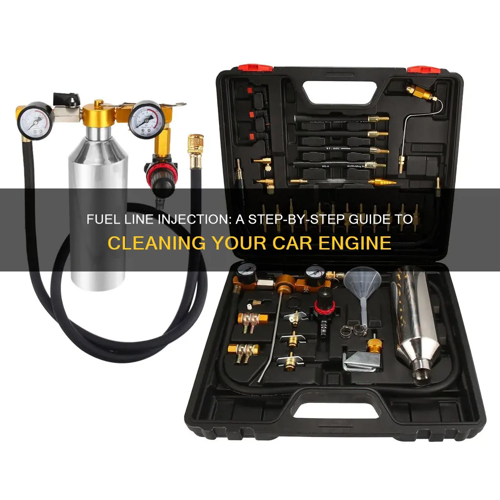 how to clean the fuel line injection your car engine