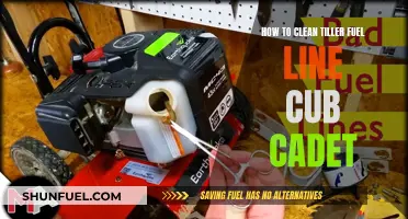 Cub Cadet Tiller Fuel Line Cleaning: A Step-by-Step Guide