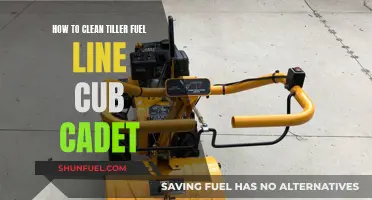 Cleaning Your Tiller's Fuel Line: A Guide for Cub Cadets